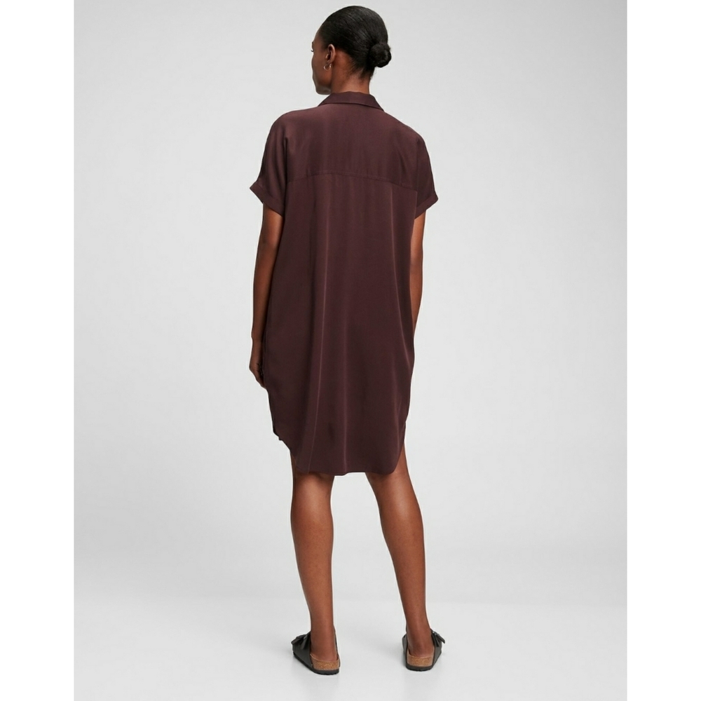 🦝NWT🦝 GAP TENCEL™ Lyocell Popover Dress - Picture 4 of 8